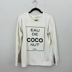 South Parade Eau De Coco Nut Cream Long Sleeve Shirt Women’s Size XS